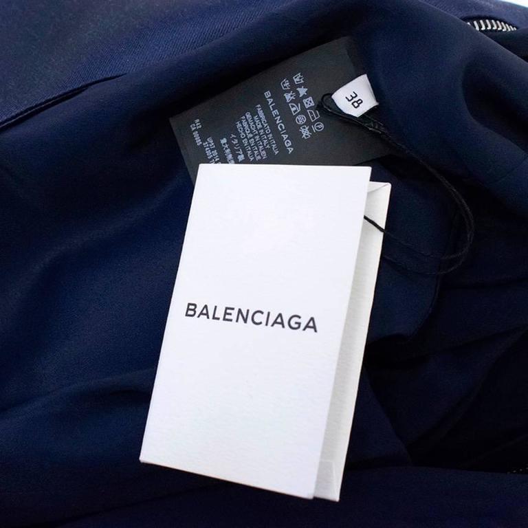 balenciaga blue dress