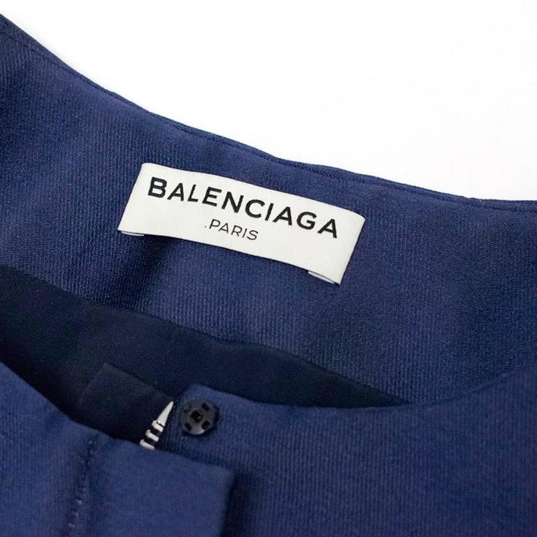 balenciaga blue dress