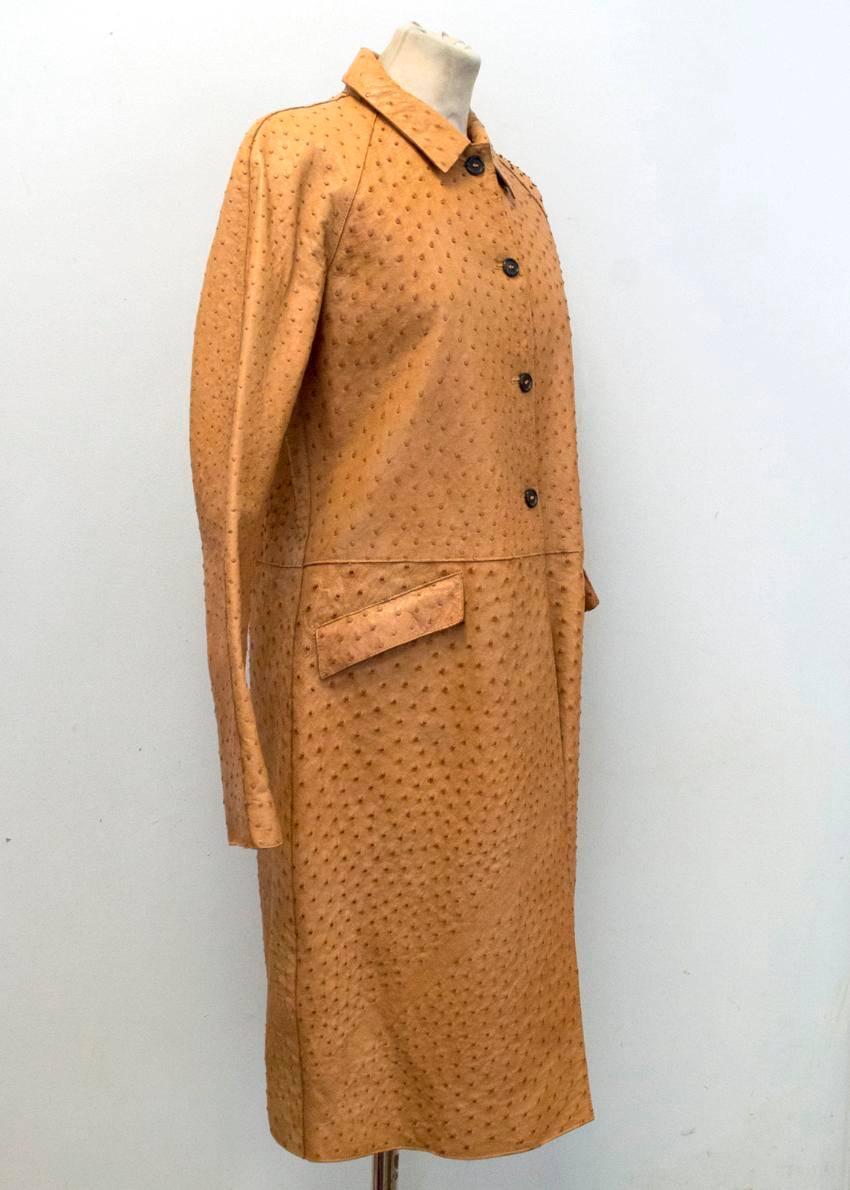 ostrich skin jacket