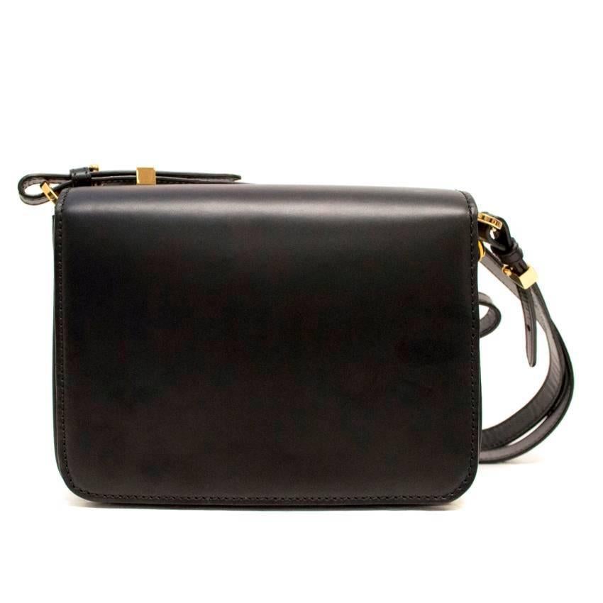 Sophie Hulme 'Finsbury' Classic Leather Cross-body Bag In Excellent Condition For Sale In London, GB