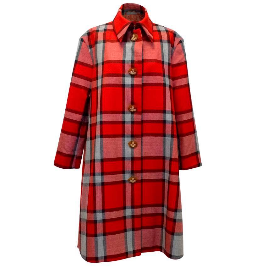 Vivienne Westwood Red Label Tartan Coat  For Sale