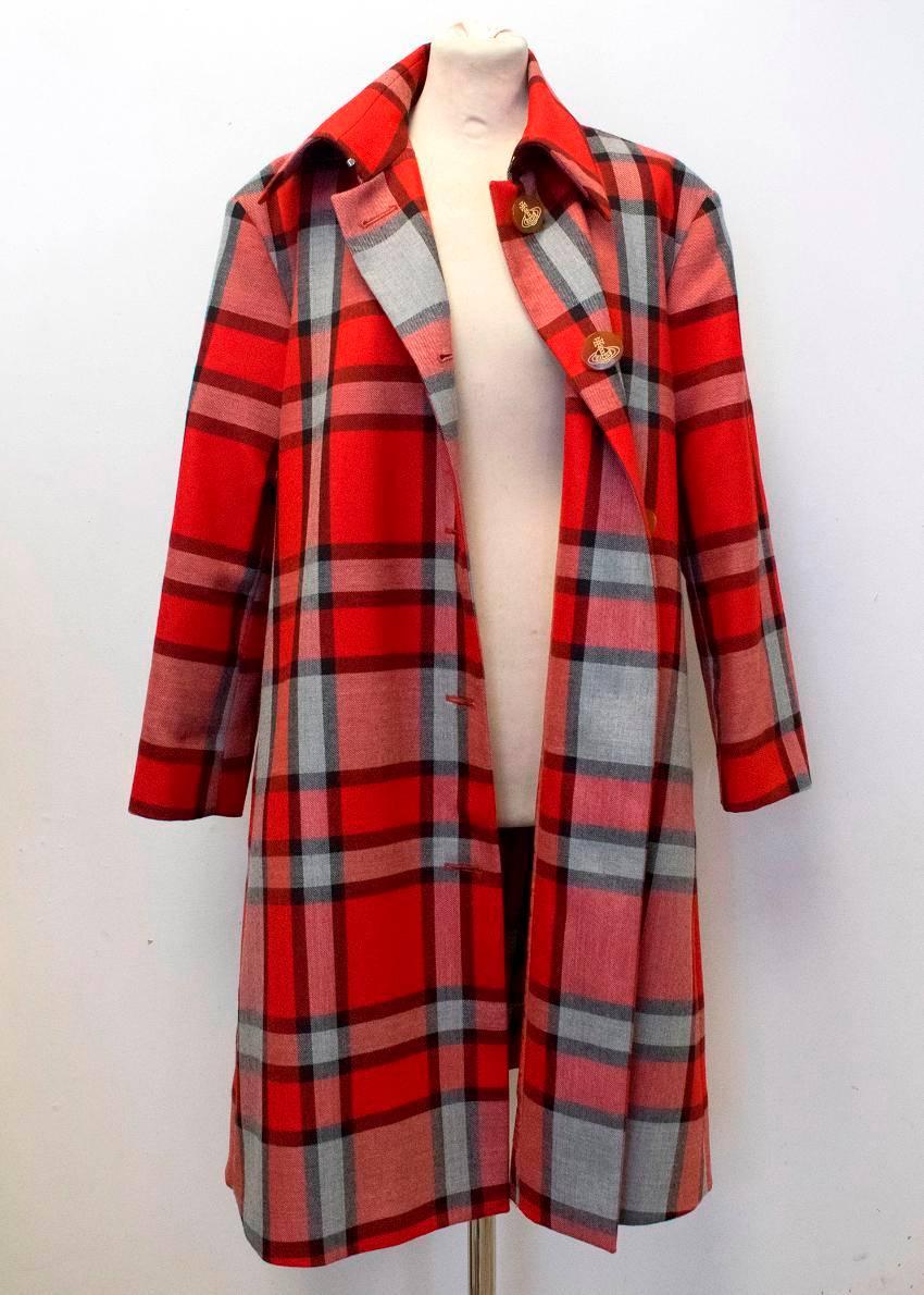 Vivienne Westwood Red Label Tartan Coat  For Sale 4