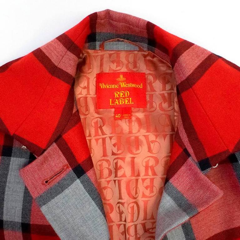 Vivienne Westwood Red Label Tartan Coat For Sale at 1stDibs | vivienne ...