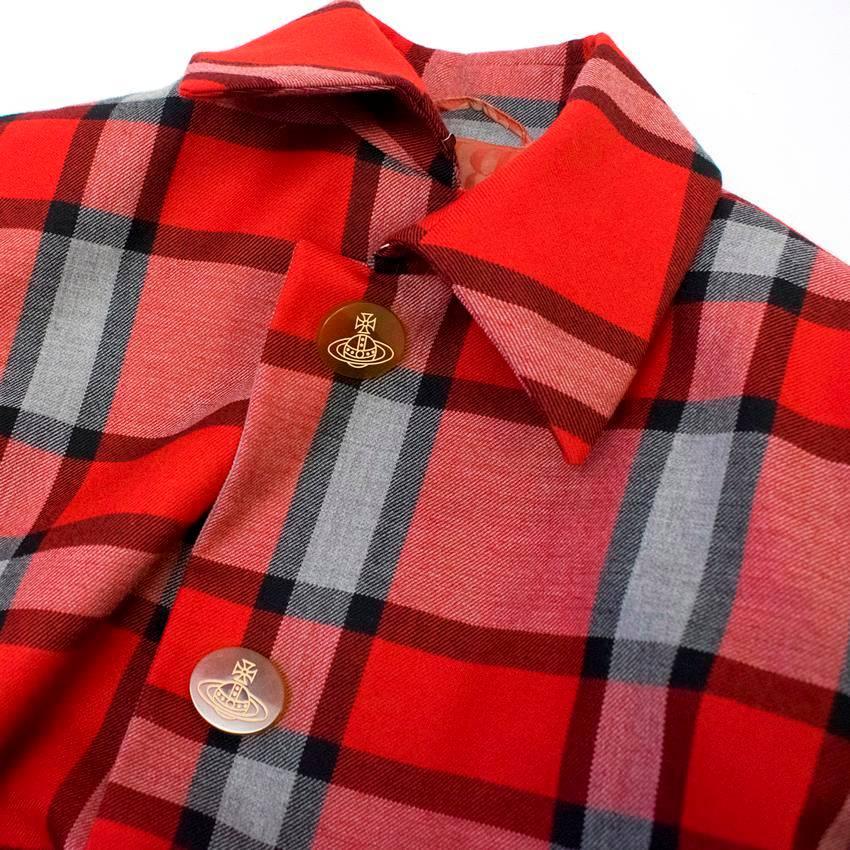 Vivienne Westwood Red Label Tartan Coat  For Sale 3
