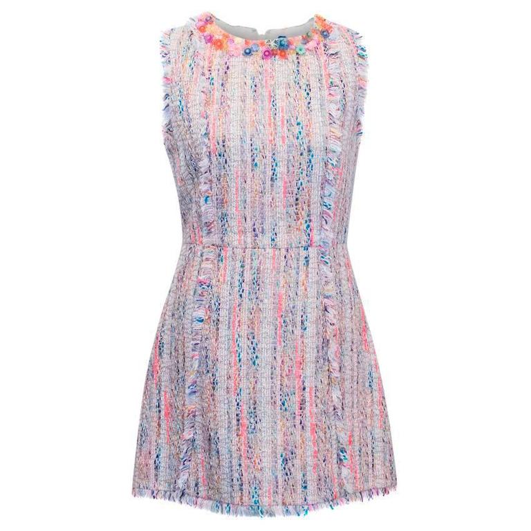 msgm tweed dress