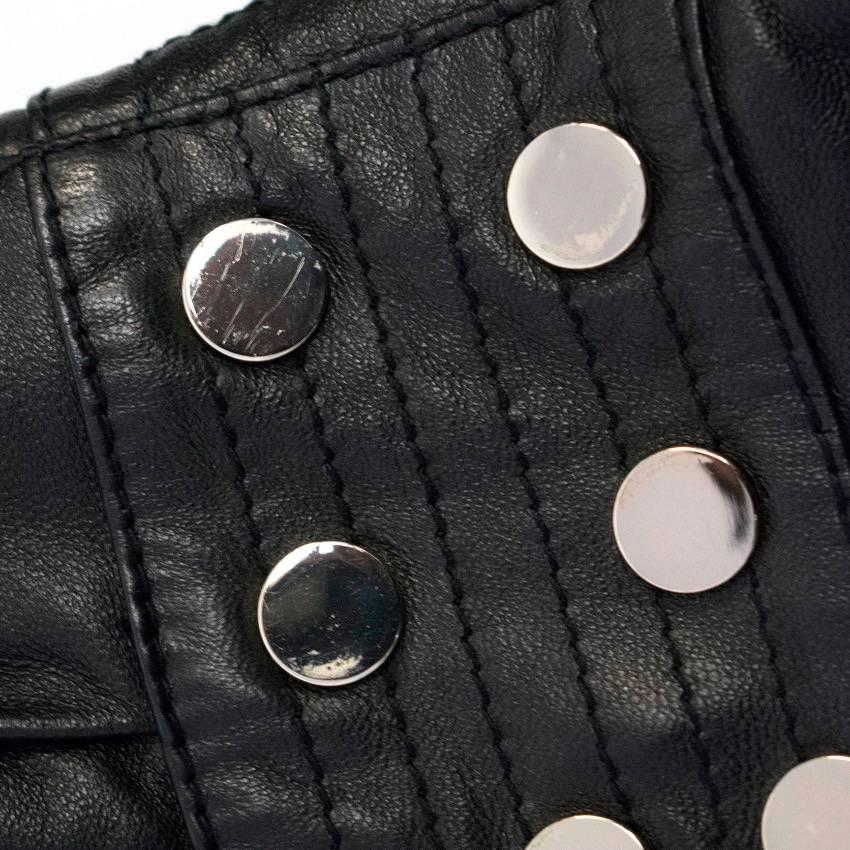  Temperley London Black Studded Leather Jacket  For Sale 5