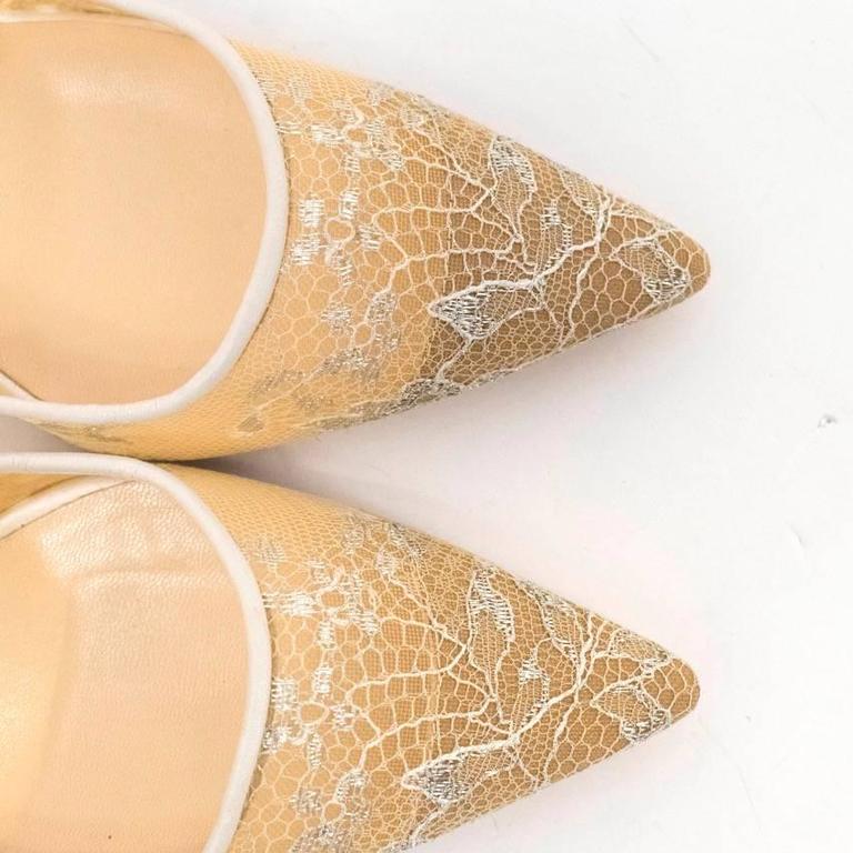 jimmy choo white lace