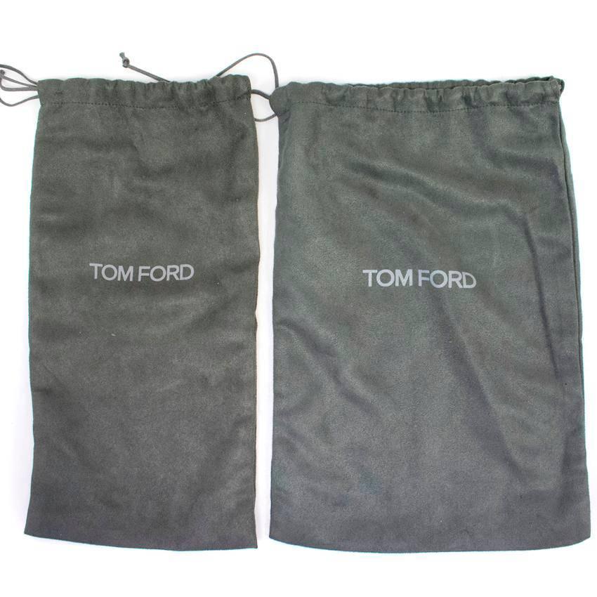 Tom Ford Men's Black Crocodile Leather Loafers For Sale 4