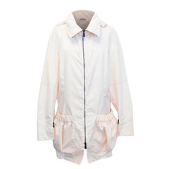 Bottega Veneta Cream Raincoat - Size US 8