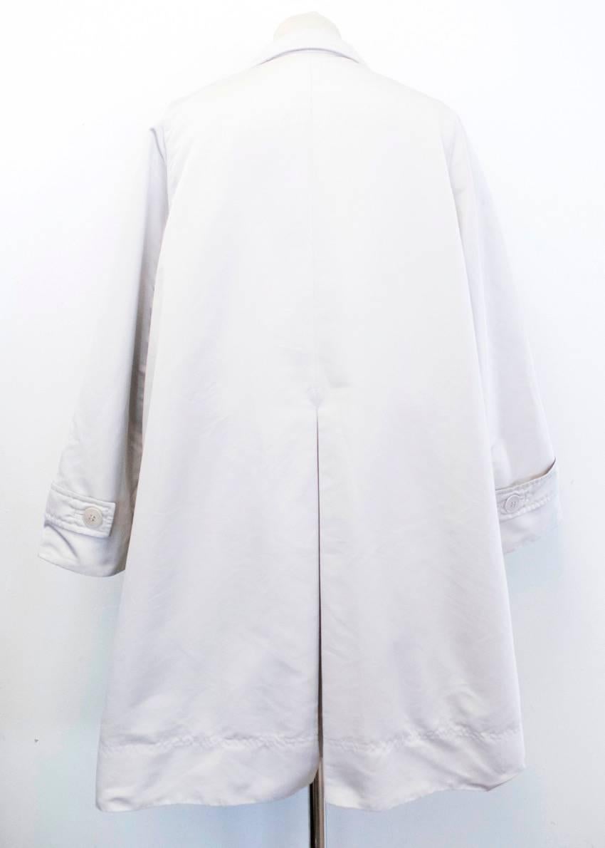Men's Loro Piana Unisex Beige Anorak Coat - Size 46 Small For Sale
