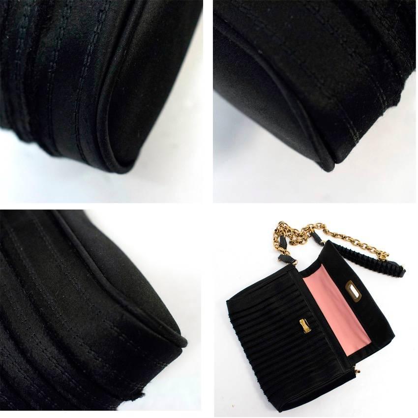 Nina Ricci Black Small Cross Body Bag For Sale 3