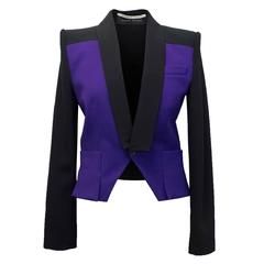 Roland Mouret Blue and Black Blazer 10