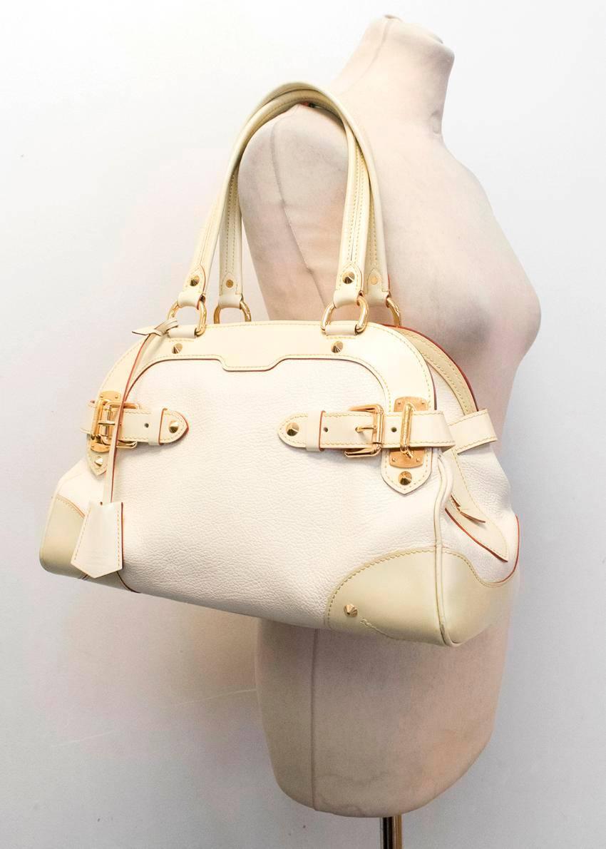 Louis Vuitton Cream Shoulder Bag For Sale 1