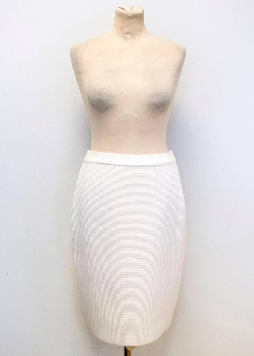Gianfranco Ferre Cream Wool Two Piece For Sale 1