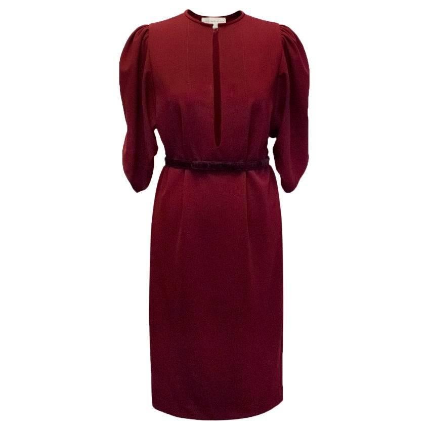 Stella McCartney Burgundy Dress For Sale