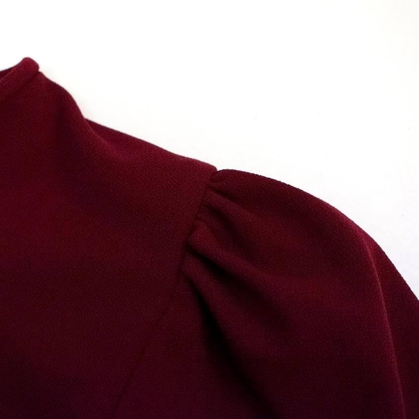 Red Stella McCartney Burgundy Dress For Sale