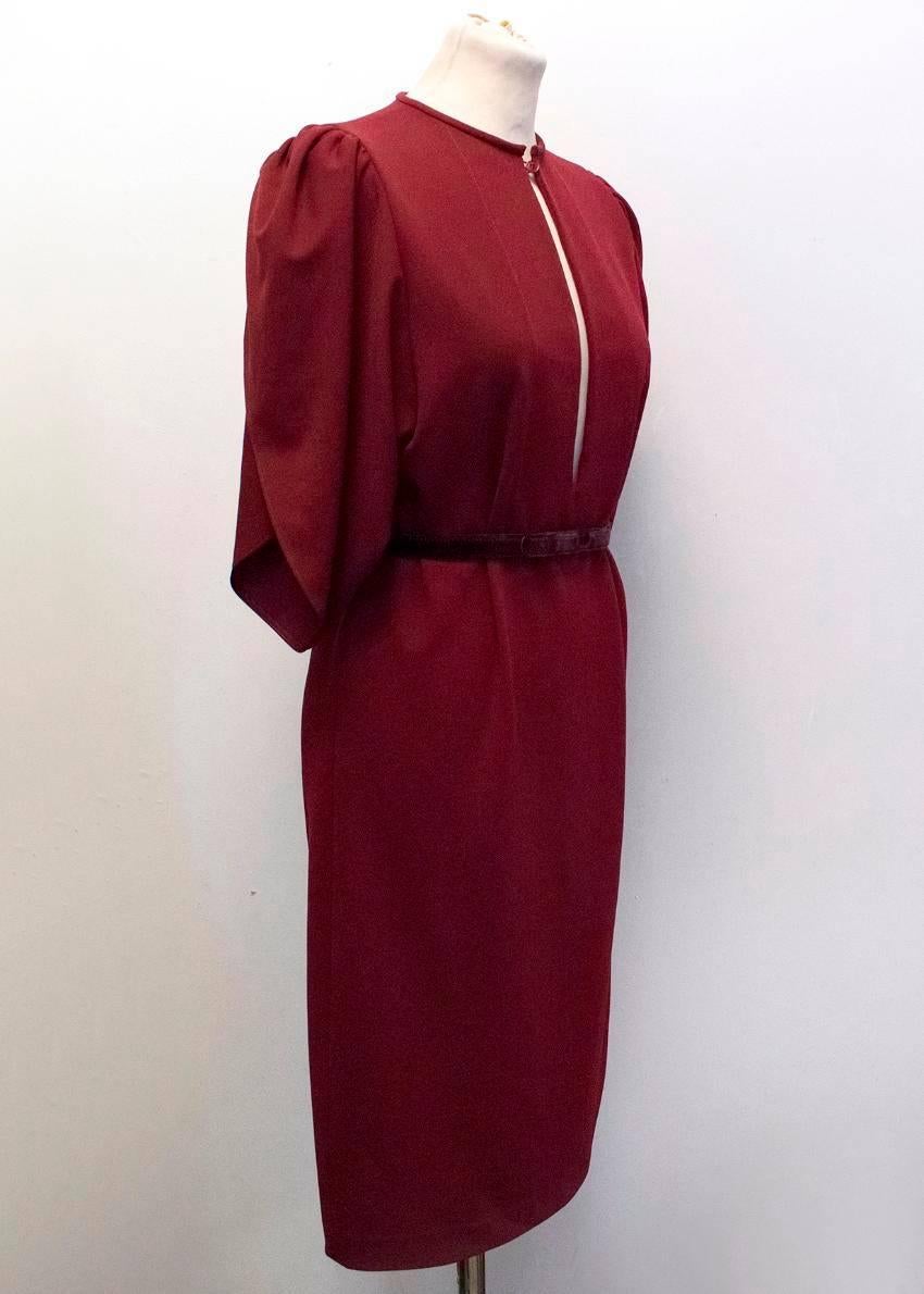 Stella McCartney Burgundy Dress For Sale 1
