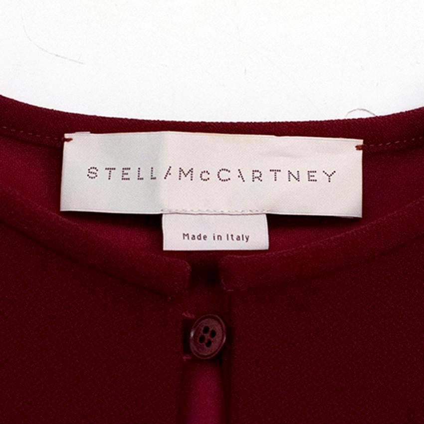 Stella McCartney Burgundy Dress For Sale 3