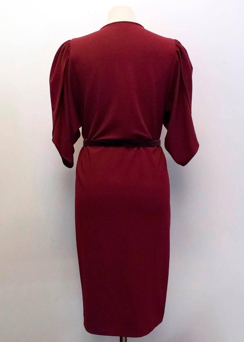 Women's Stella McCartney Burgundy Dress For Sale