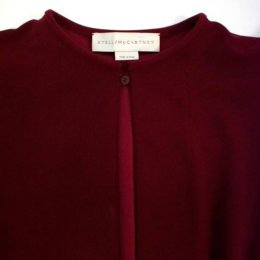 Stella McCartney Burgundy Dress For Sale 5