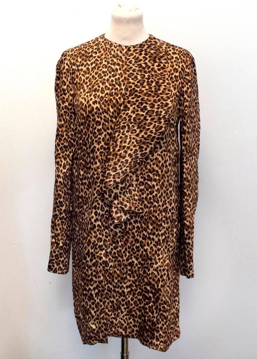 Miu Miu Leopard Print Dress For Sale 1