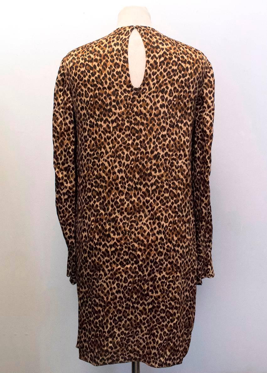 Miu Miu Leopard Print Dress For Sale 2