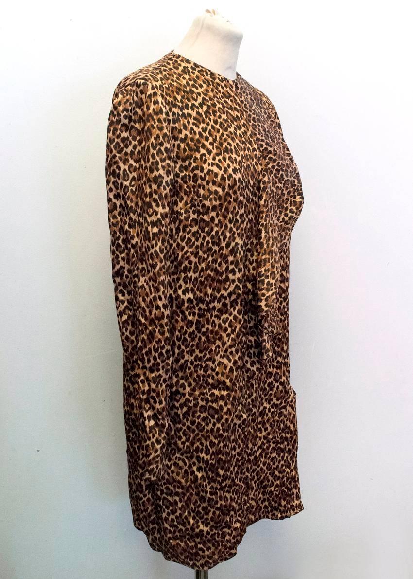 Miu Miu Leopard Print Dress For Sale 5