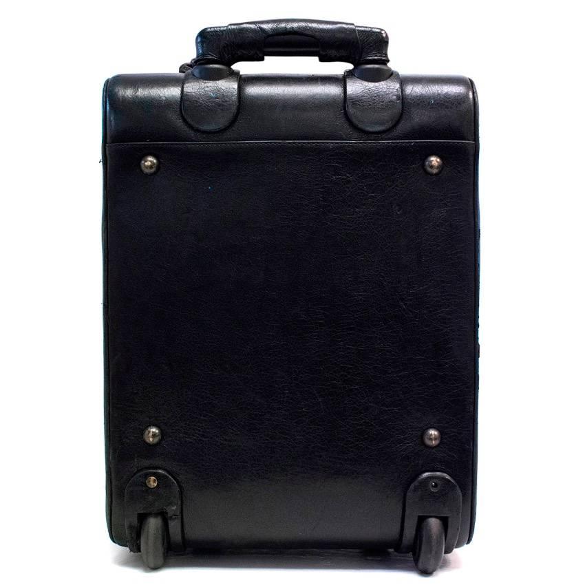Balenciaga Black Classic Voyage Carry-on Suitcase In Good Condition For Sale In London, GB