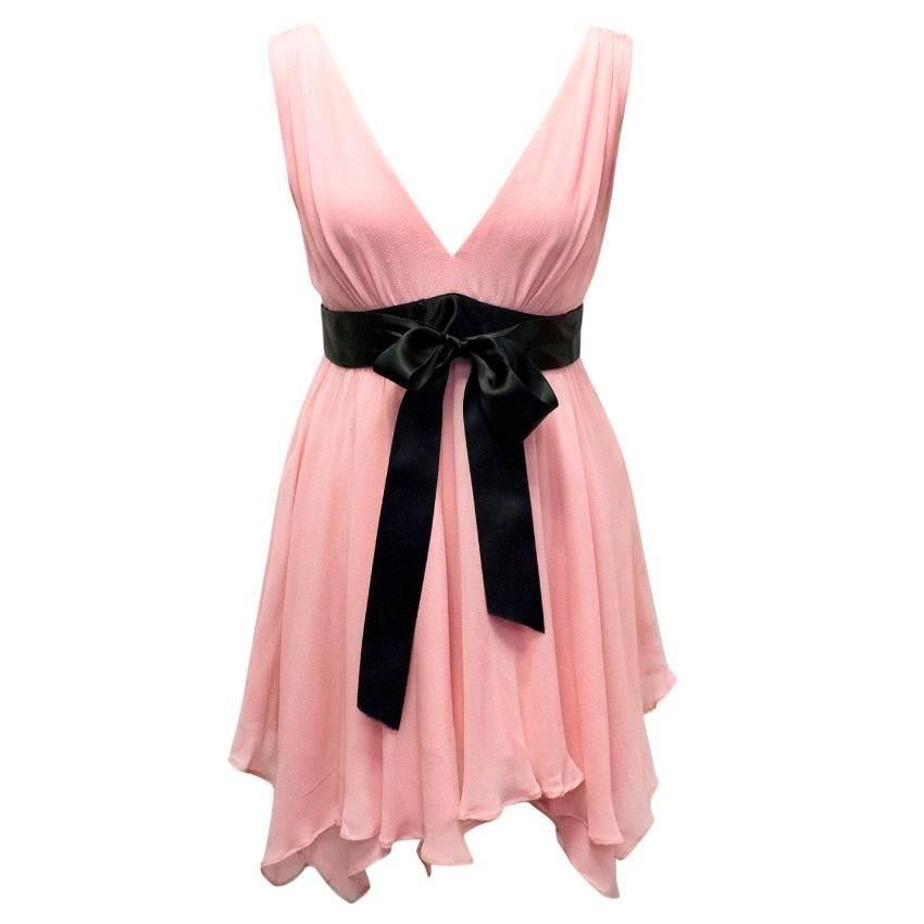  Michael Kors Pink Ribbon Mini Dress For Sale