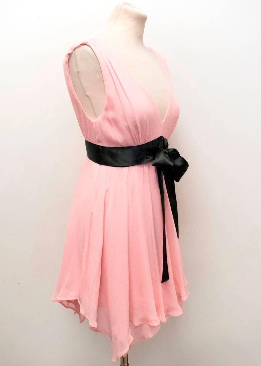  Michael Kors Pink Ribbon Mini Dress For Sale 5