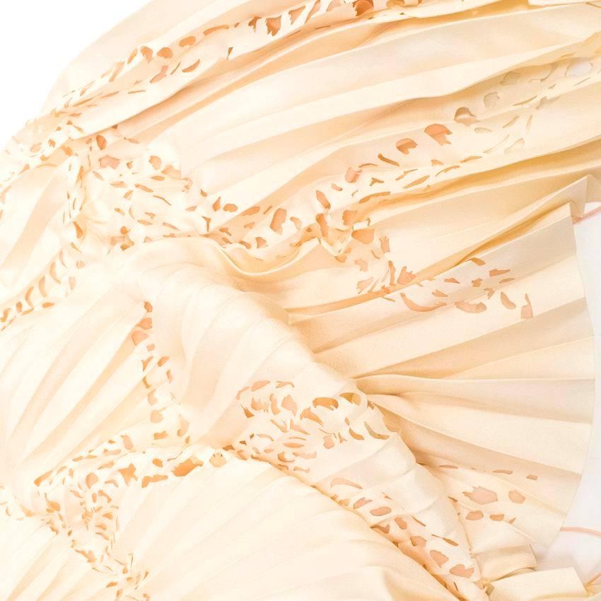 Emilio Pucci Lasercut Silk and Chiffon Dress For Sale 2