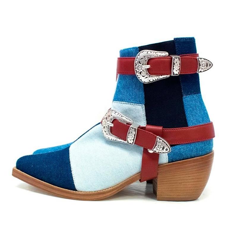 Tommy Hilfiger Denim Cowboy Ankle Boots at 1stDibs