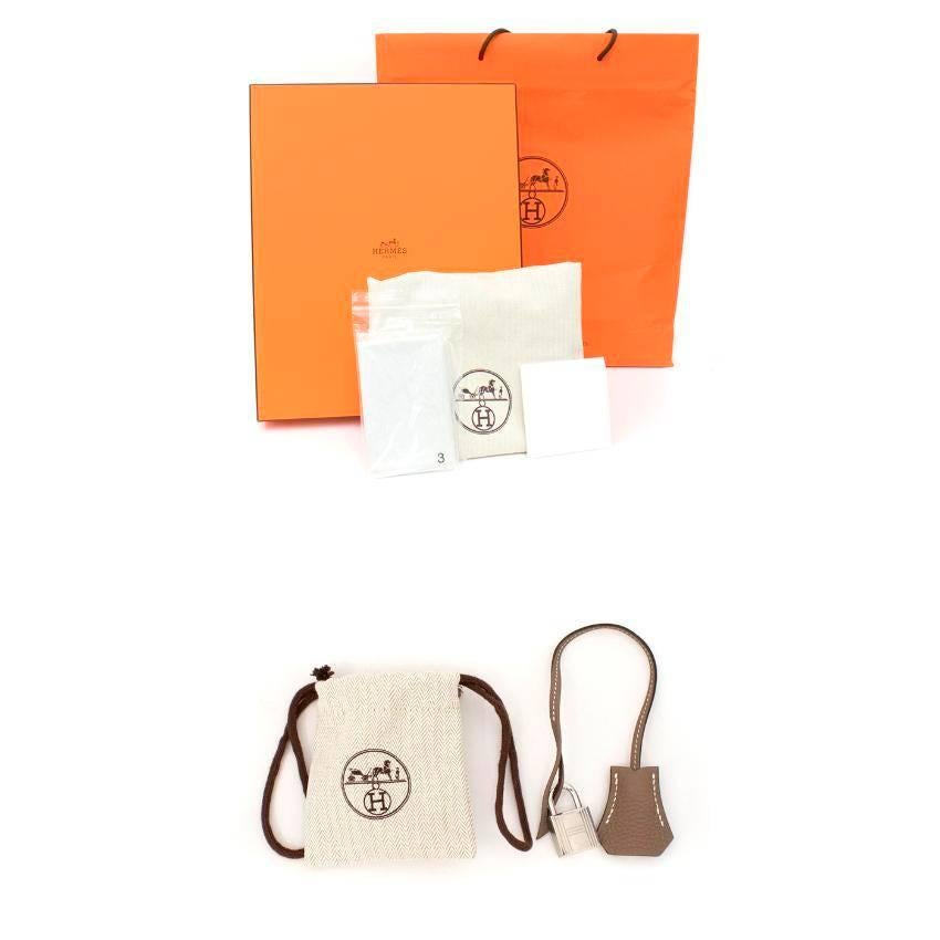 Women's Hermes Etoupe 30cm Birkin Bag For Sale