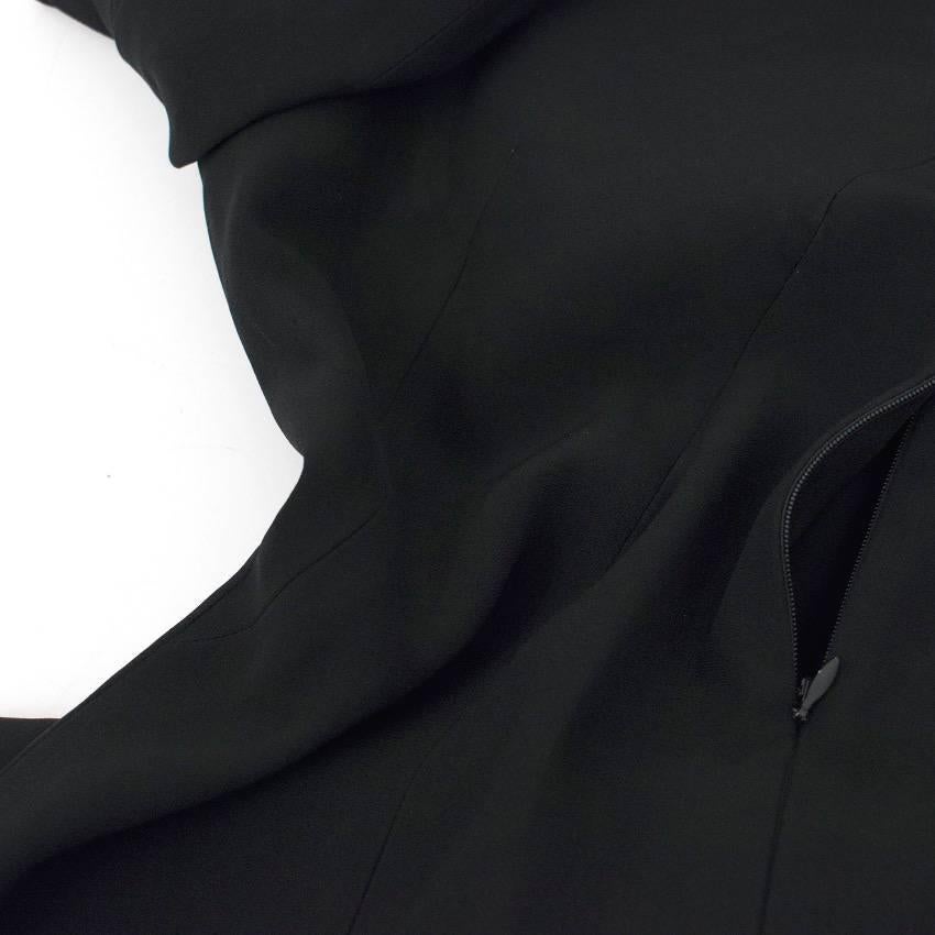 Women's Alexander McQueen Black V Neck Jumpsuit For Sale
