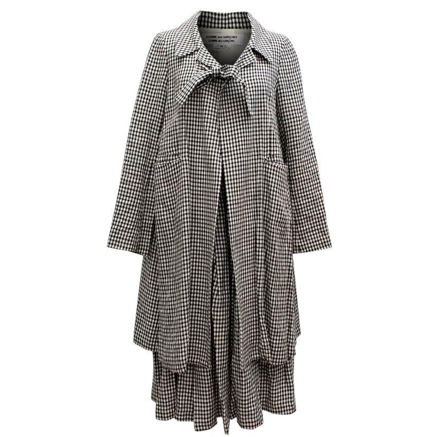 Comme des Garçons Check Skirt and Coat For Sale