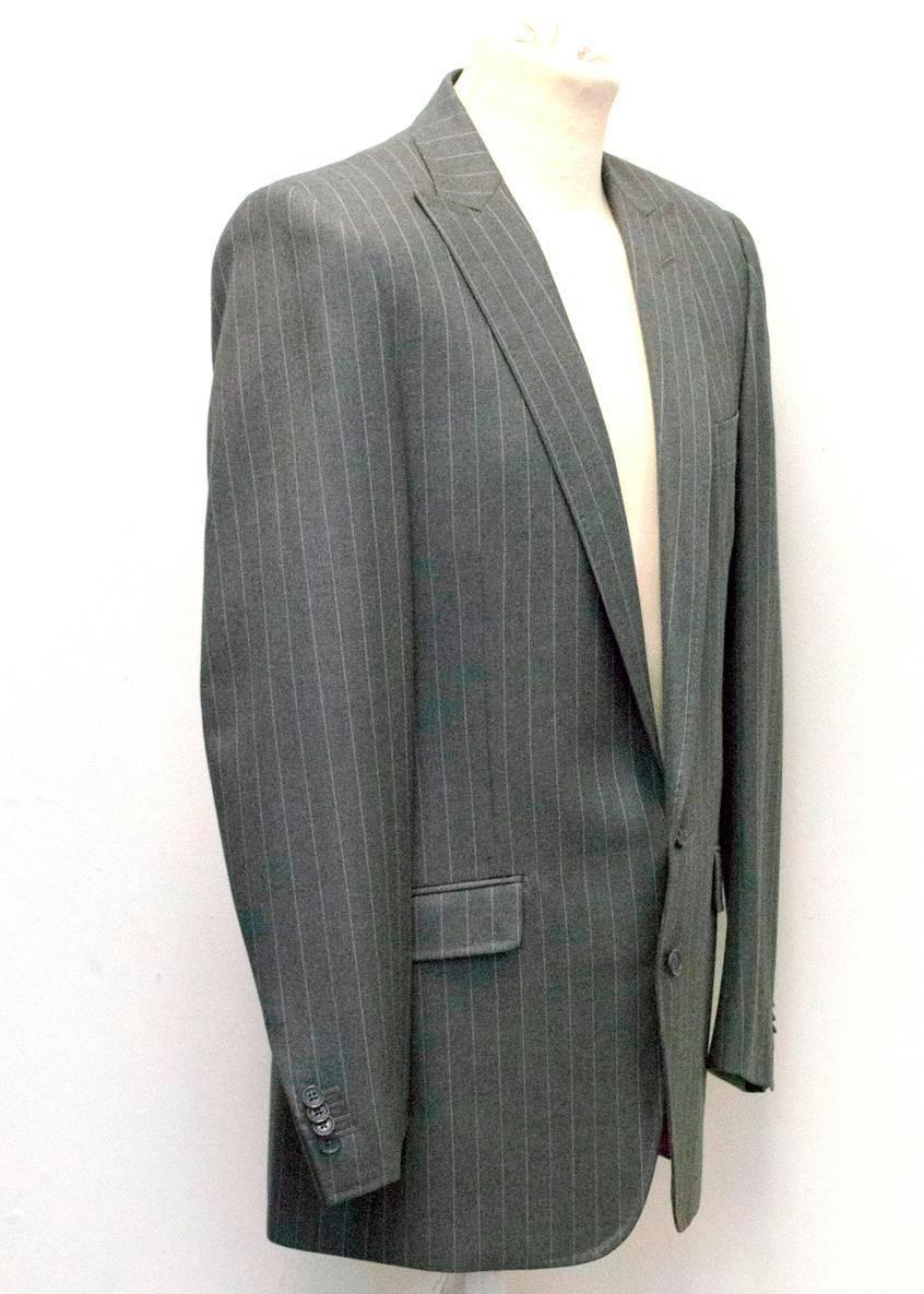 Dolce & Gabbana men's pinstriped suit 1