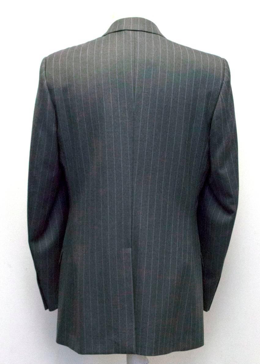 Dolce & Gabbana men's pinstriped suit 2