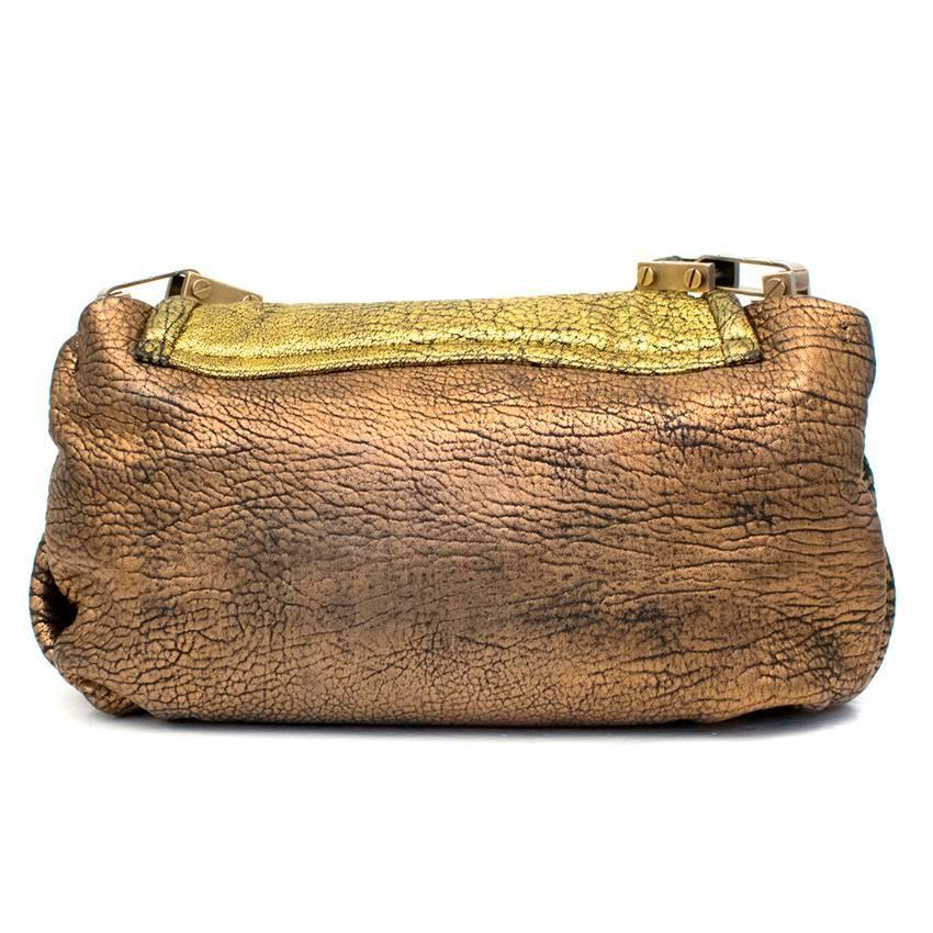Lanvin Gold Shoulder Bag In Excellent Condition For Sale In London, GB