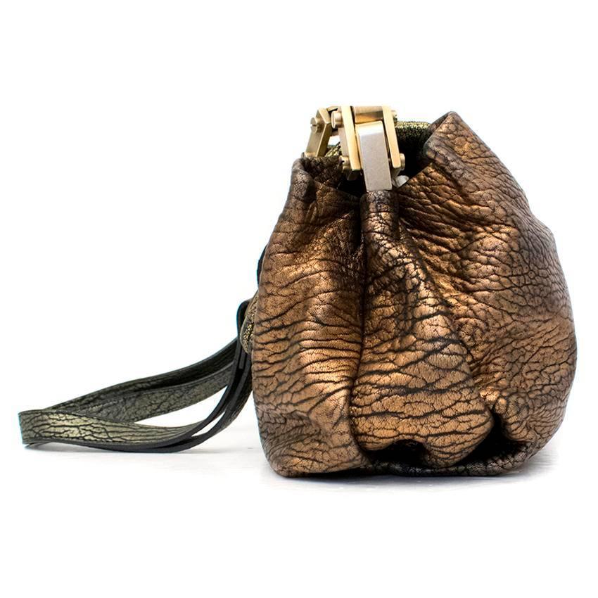 Women's Lanvin Gold Shoulder Bag For Sale