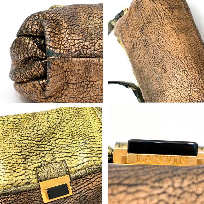 Lanvin Gold Shoulder Bag For Sale 2
