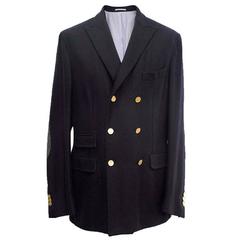 Michael Bastian Navy blue blazer with gold buttons