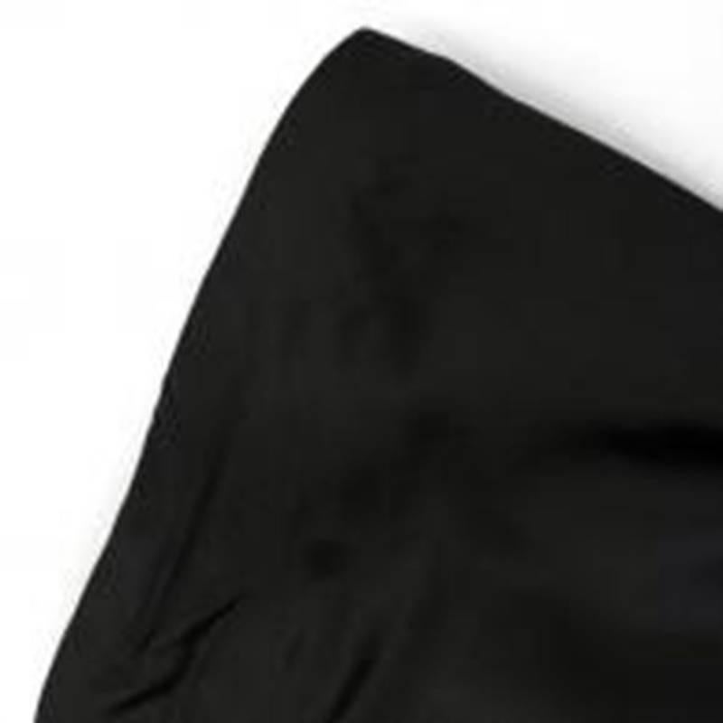 Donna Karan Black Silk Gown For Sale 2