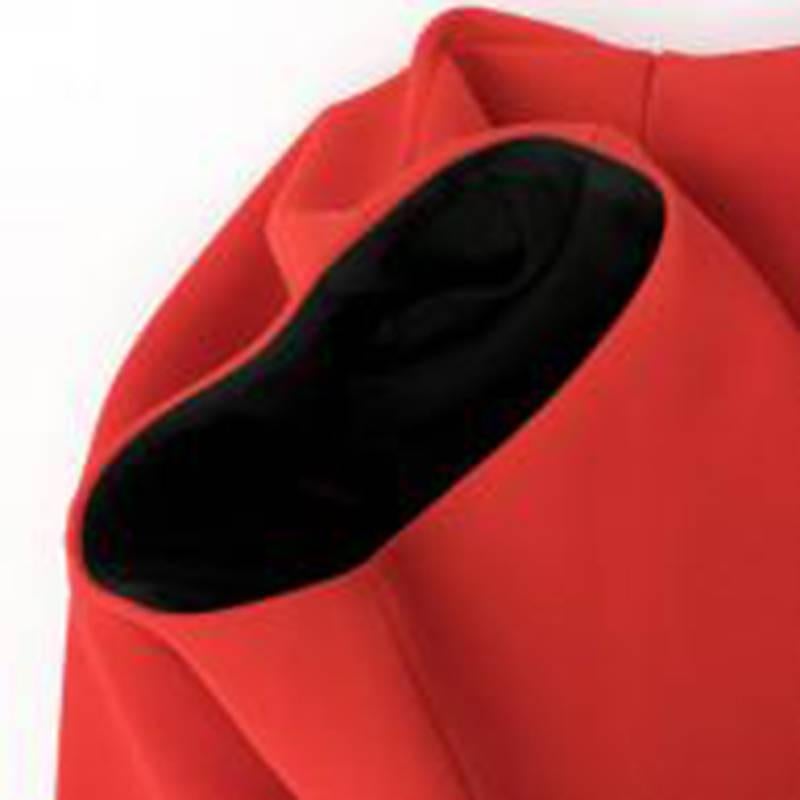 Victoria Beckham Red Crêpe Dress 3