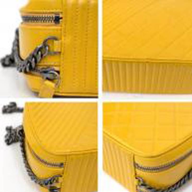 Chanel Yellow Camera Cross Body Bag For Sale 1