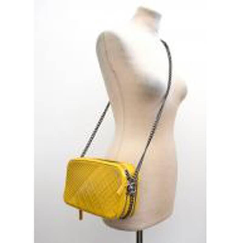 Chanel Yellow Camera Cross Body Bag For Sale 2