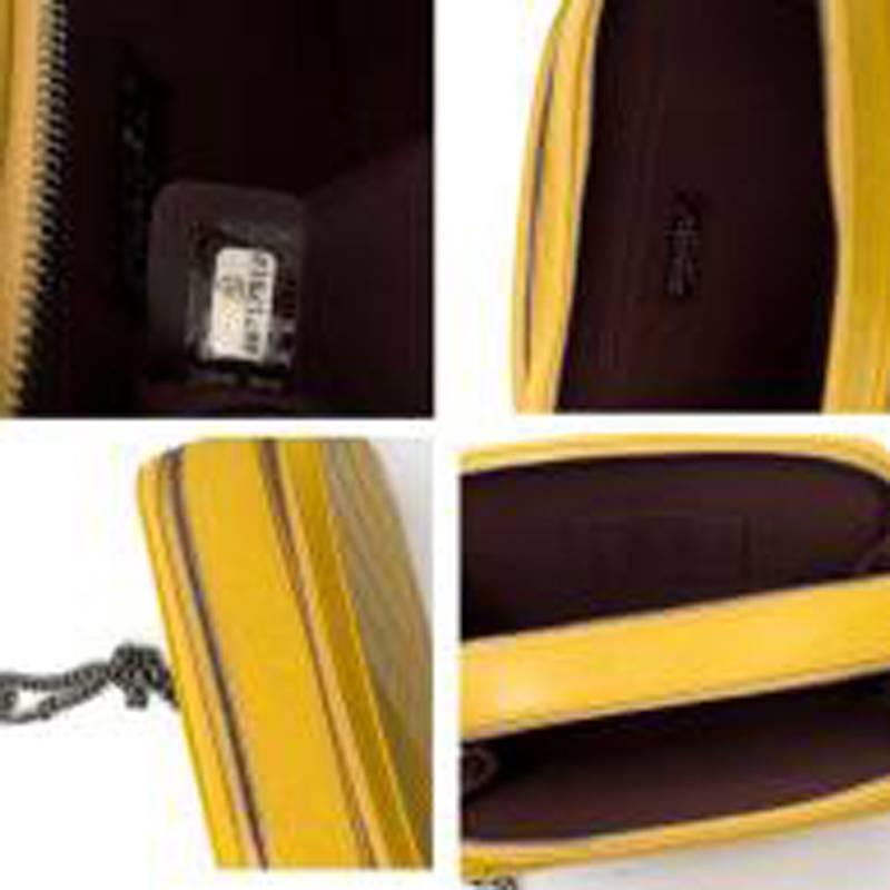 Chanel Yellow Camera Cross Body Bag For Sale 4
