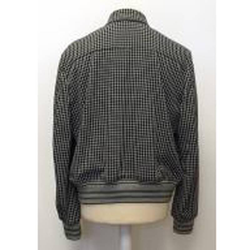 Men's Tom Ford Monochrome Check Zip Jacket For Sale