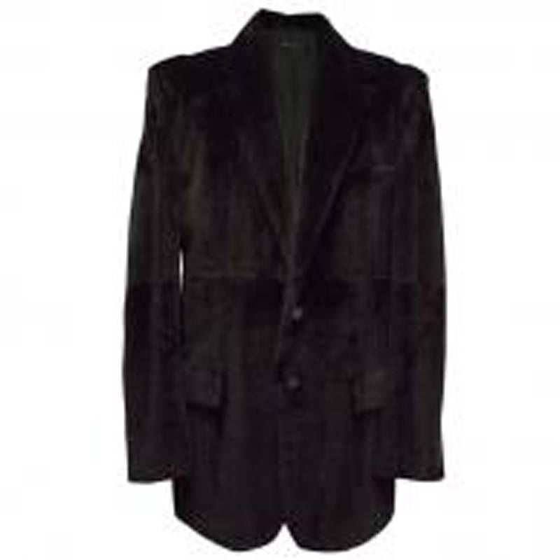 Gucci Black Fur Coat For Sale