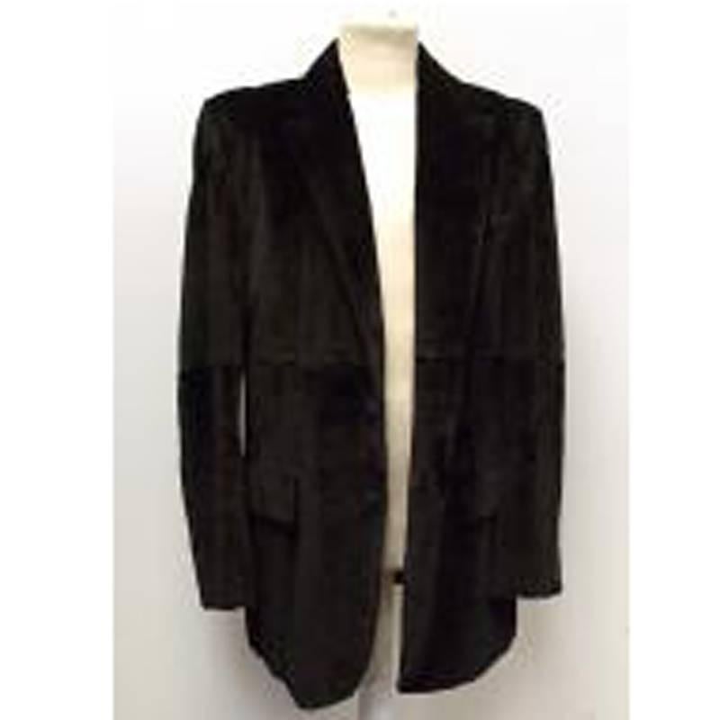 Gucci Black Fur Coat For Sale 2