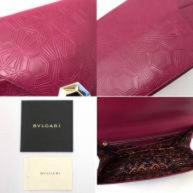 Matthew Williamson For Bvlgari Pink Clutch Bag For Sale 4